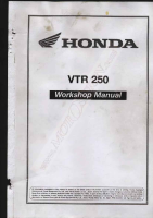 Honda VTR 250 - Workshop manual 2009-2013 EN